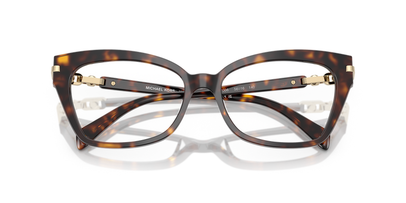 Michael Kors MONTEGO BAY in Dark Tortoise / Demo Lens (3006) - Alternate View