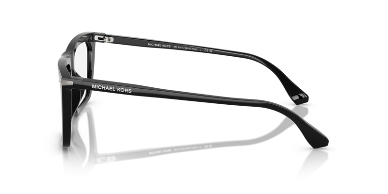 Michael Kors ECHO PARK in Black / Demo Lens (3005) - Back View