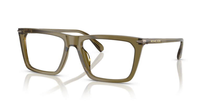 Michael Kors ECHO PARK in Olive Transparent / Demo Lens (4012) - Alternate View