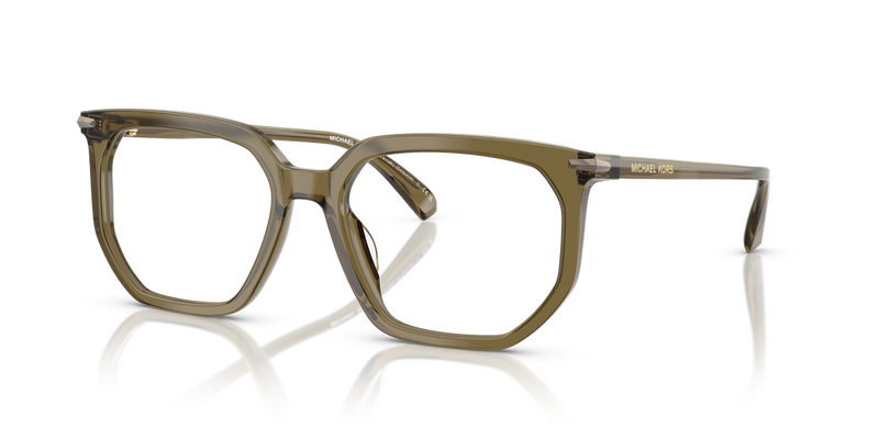 Michael Kors SEQUOIA in Olive Transparent / Demo Lens (4012) - Alternate View