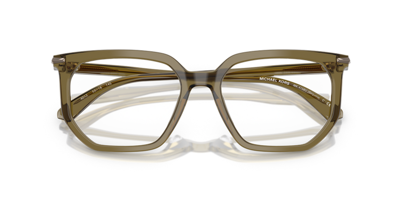 Michael Kors SEQUOIA in Olive Transparent / Demo Lens (4012) - Alternate View