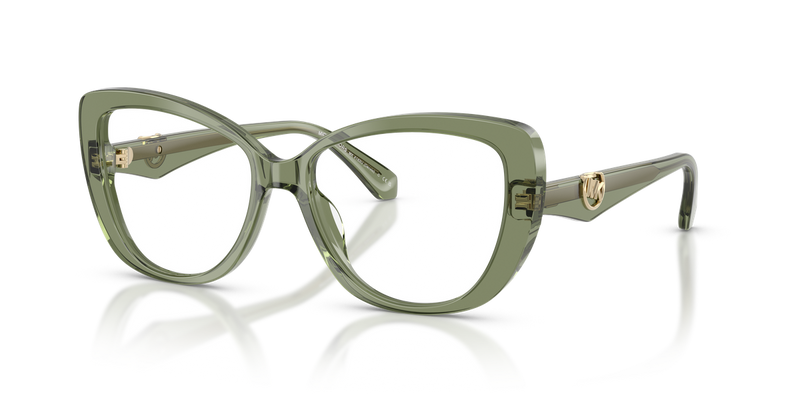 Michael Kors DERVIO in Green Transparent / Demo Lens (3961) - Alternate View
