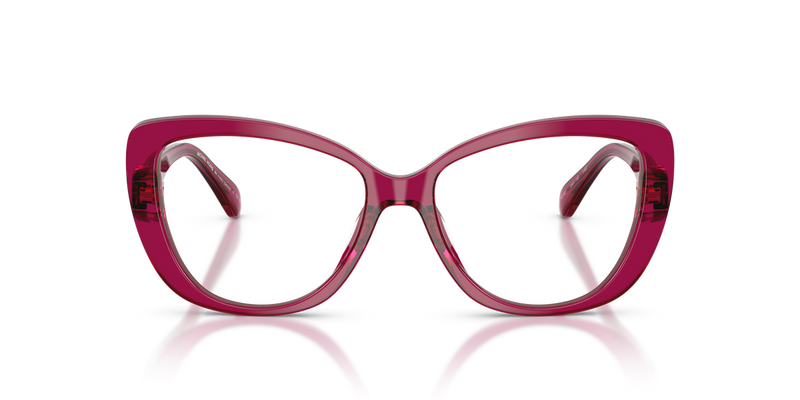 Michael Kors DERVIO in Transparent Plum / Demo Lens (4032) - Alternate View