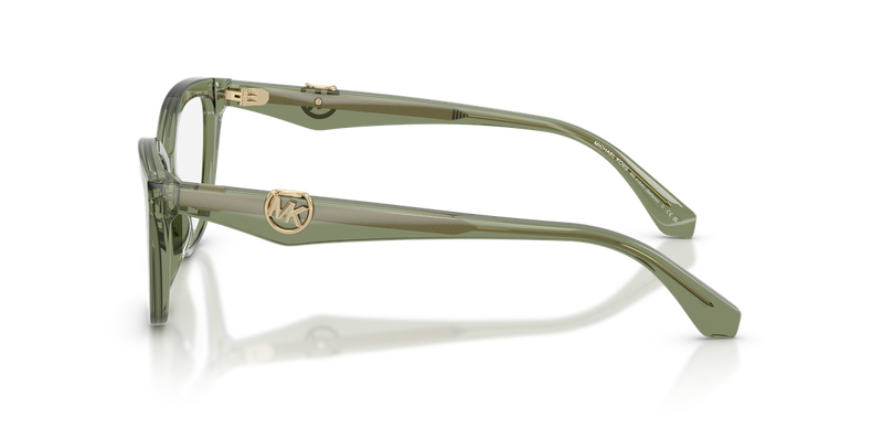 Michael Kors BELLANO in Green Transparent / Demo Lens (3961) - Alternate View
