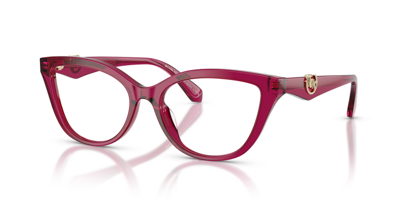 Michael Kors BELLANO in Transparent Plum / Demo Lens (4032) - Alternate View