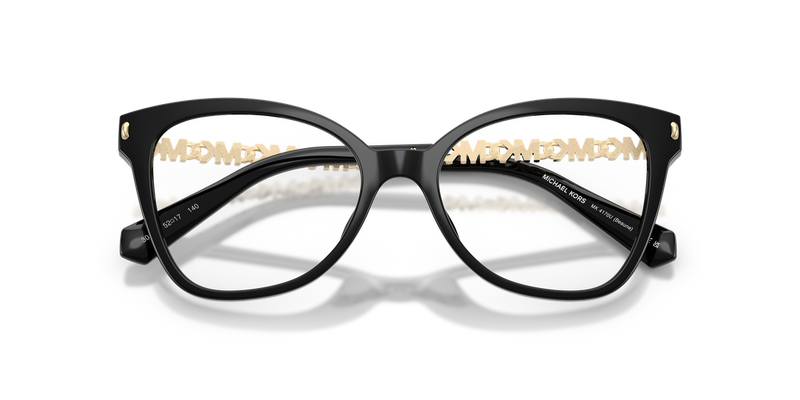 Michael Kors BEAUNE in Black / Demo Lens (3005) - Side View
