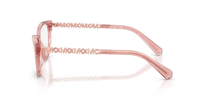 Michael Kors DOURO VALLEY in Transparent Pink / Demo Lens (3101) - Alternate View