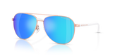 Rose Gold/White / Blue Mirror (104525)