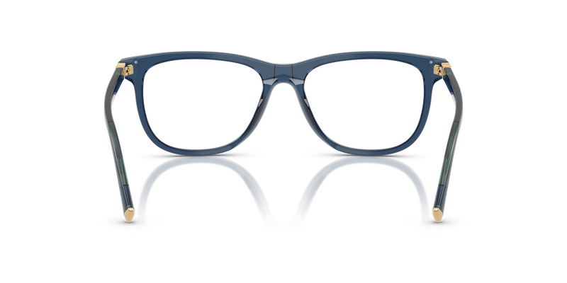 Miu Miu MU 01WV in Blue Transparent - Temple Detail