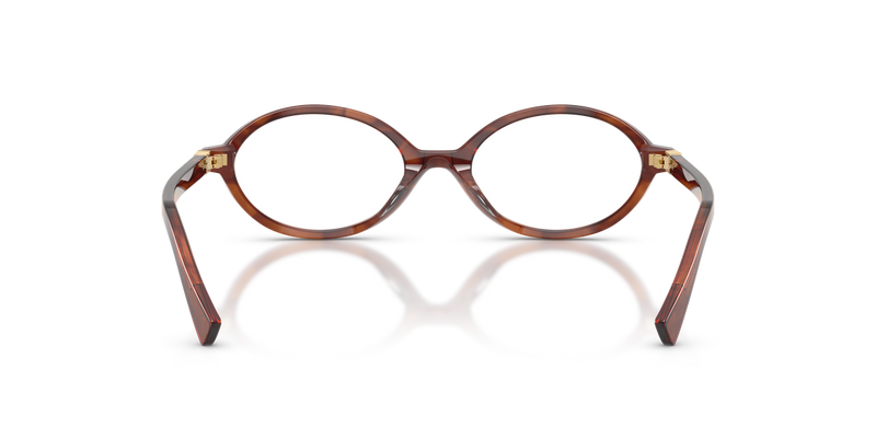 Miu Miu MU 01XV in Striped Tobacco - Alternate View