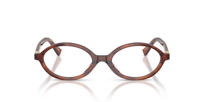 Miu Miu MU 01XV in Striped Tobacco - Alternate View