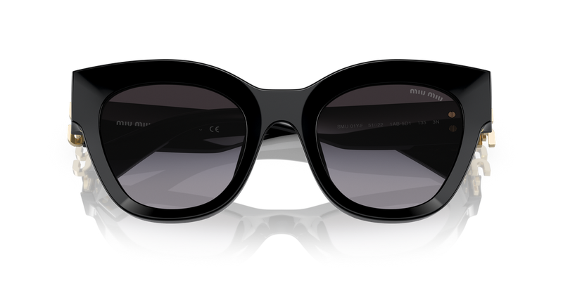 Miu Miu MU 01YSF in Black - Alternate View
