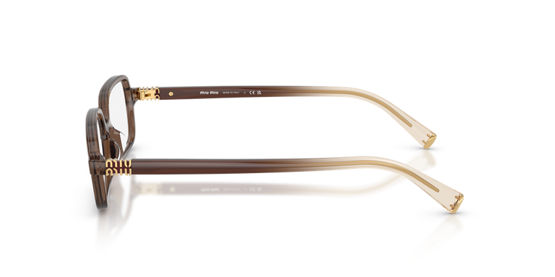 Miu Miu MU 01YVF in Brown Transparent - Alternate View