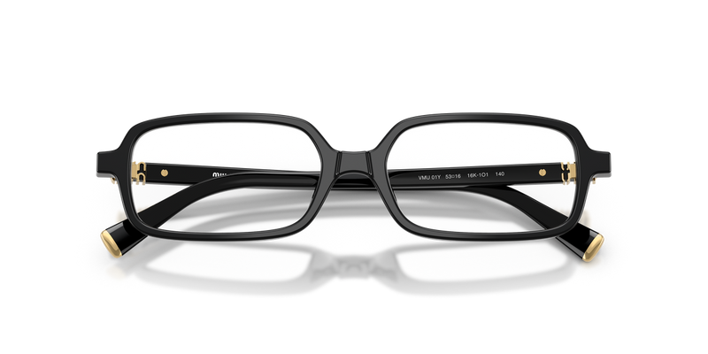 Miu Miu MU 01YV in Black - Side View