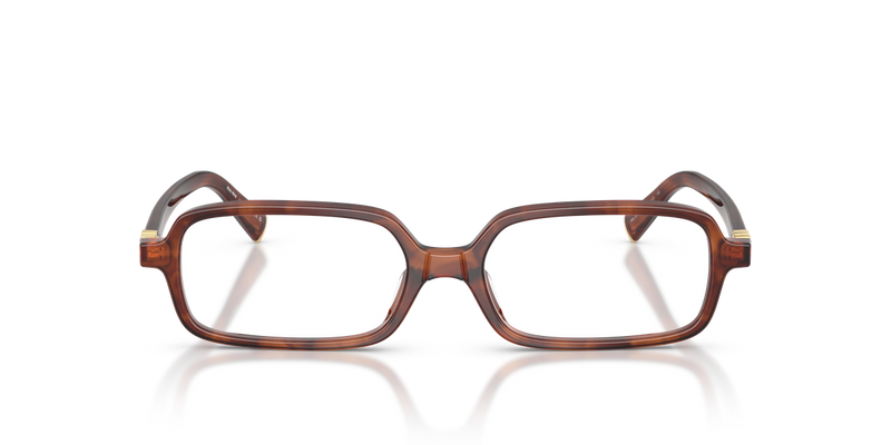Miu Miu MU 01YV in Striped Tobacco - Alternate View