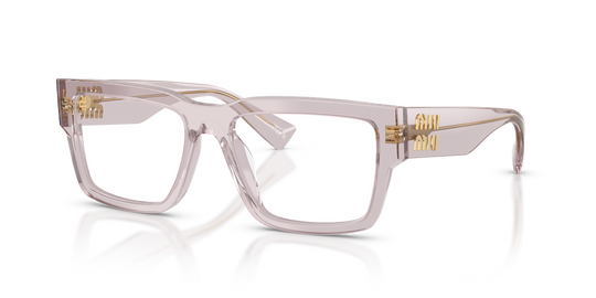 Miu Miu MU 02XV - Trasparent Mauve / Demo Lens (12W1O1)