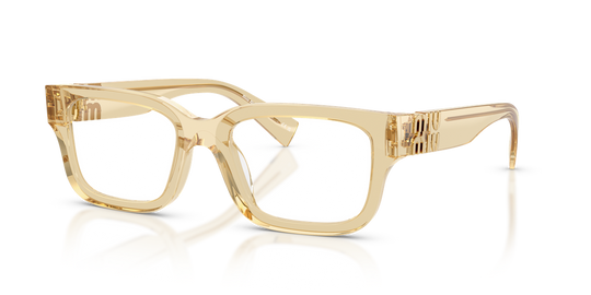 Miu Miu MU 02YV - Trasparent Beige / Demo Lens (11T1O1)