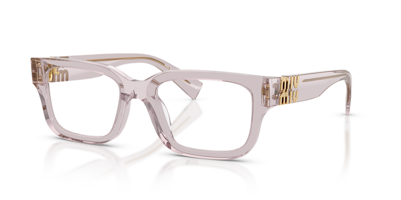 Miu Miu MU 02YV in Transparent Mauve - Alternate View