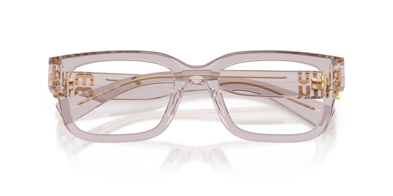 Miu Miu MU 02YV in Transparent Mauve - Alternate View