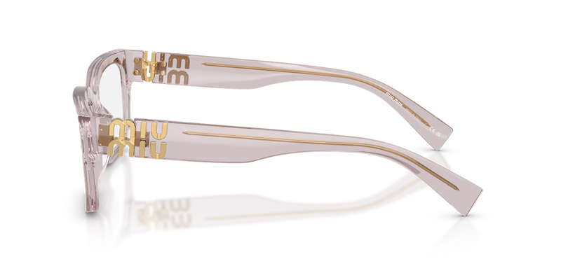 Miu Miu MU 02YV in Transparent Mauve - Alternate View