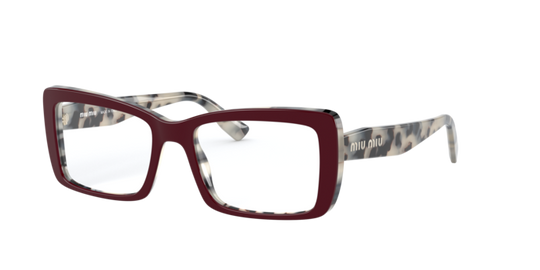 Miu Miu MU 03SV - Beige Havana Top Bordeaux / Demo Lens (03E1O1)