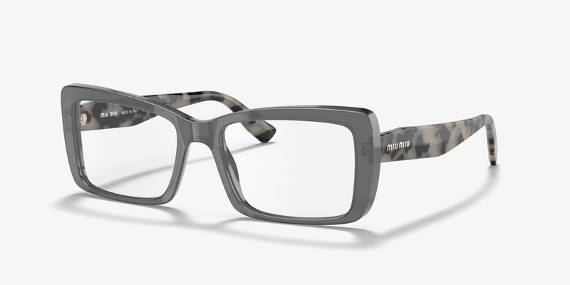Miu Miu MU 03SV in Black Transparent - Alternate View