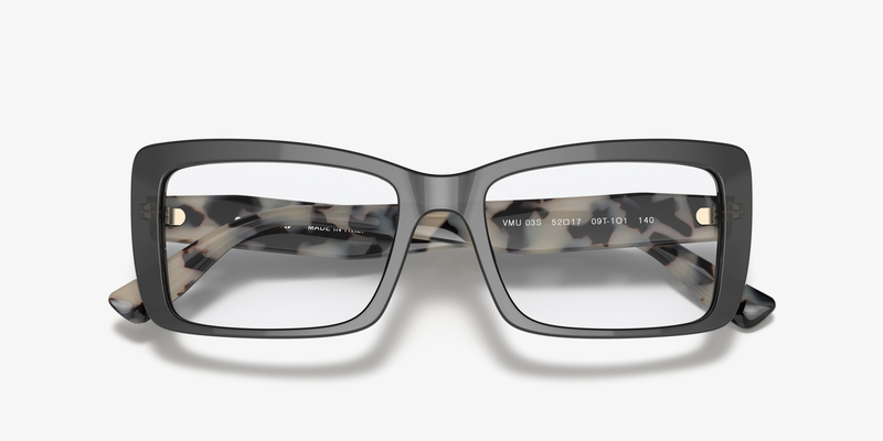 Miu Miu MU 03SV in Black Transparent - Alternate View