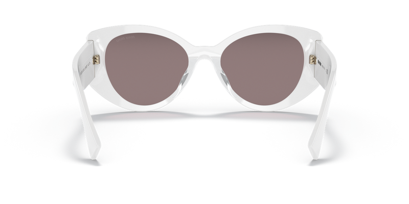 Miu Miu MU 03WS in White Opal - Temple Detail