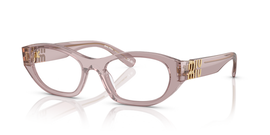 Miu Miu MU 03WVF - Mauve Transparent / Demo Lens (12W1O1)