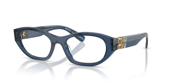 Miu Miu MU 03WV - Crystal Blue / Demo Lens (08Q1O1)