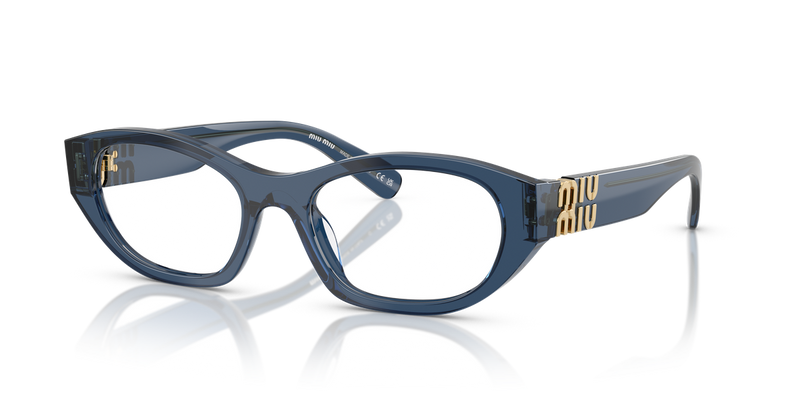 Miu Miu MU 03WV in Crystal Blue - Front View