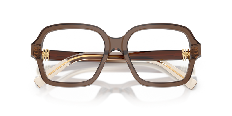 Miu Miu MU 03YVF in Brown Transparent - Alternate View