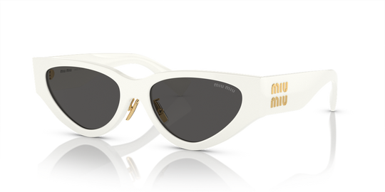 Miu Miu MU 03ZS - White / Dark Grey (1425S0)