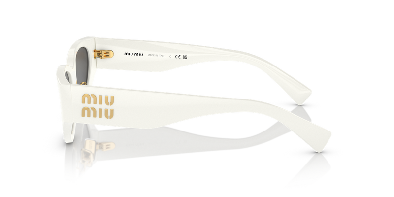 Miu Miu MU 03ZS in White - Back View