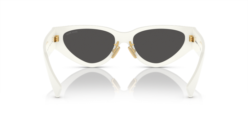Miu Miu MU 03ZS in White - Temple Detail
