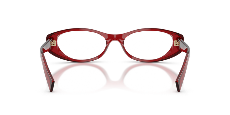 Miu Miu MU 03ZVF in Transparent Red - Alternate View