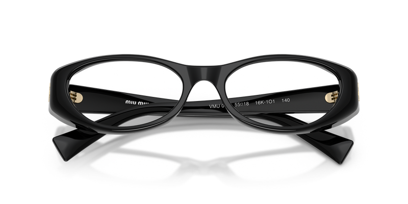 Miu Miu MU 03ZV in Black - Side View