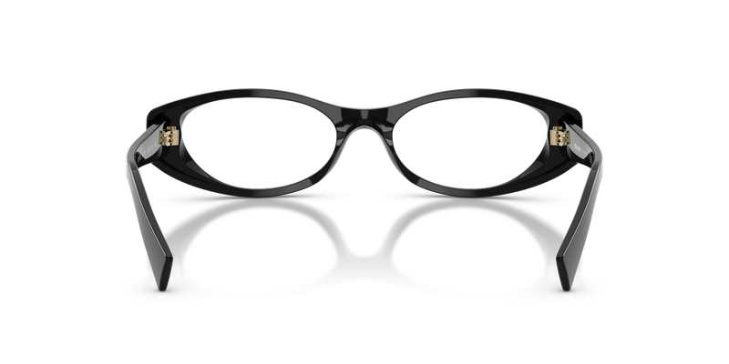 Miu Miu MU 03ZV in Black - Temple Detail
