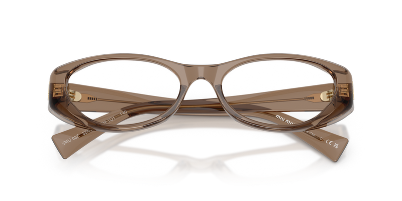 Miu Miu MU 03ZV in Transparent Brown - Alternate View