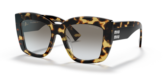 Miu Miu MU 04WS - Light Havana / Grey Gradient (7S00A7)