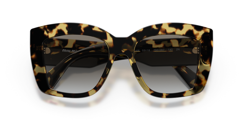 Miu Miu MU 04WS in Light Havana - Side View