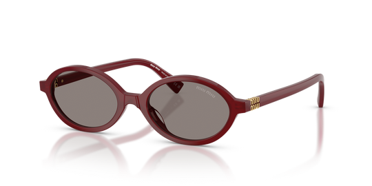 Miu Miu MU 04ZSF - Opaline Bordeaux / Dark Grey (21I80Q)