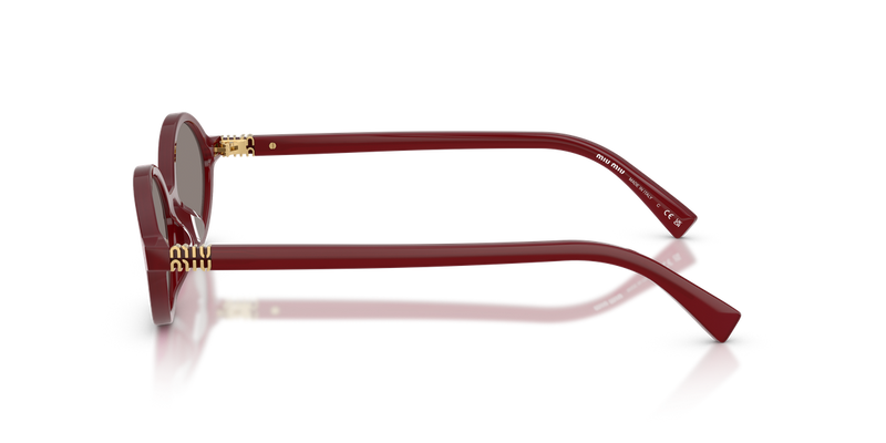Miu Miu MU 04ZSF in Opaline Bordeaux - Back View