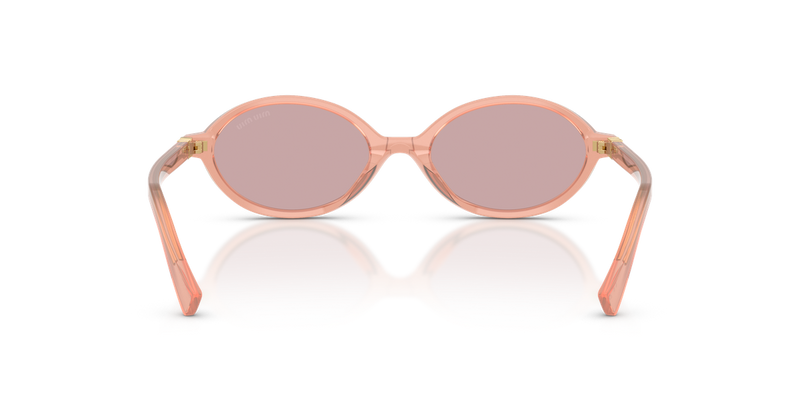 Miu Miu MU 04ZS in Opaline Pink - Temple Detail
