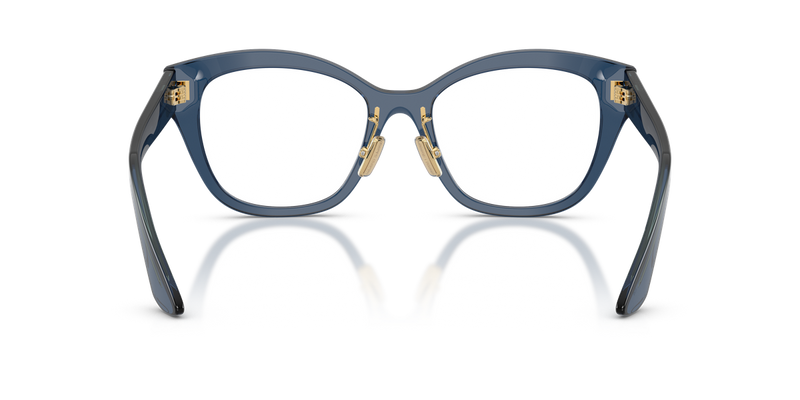 Miu Miu MU 05XVF in Blue Transparent - Temple Detail