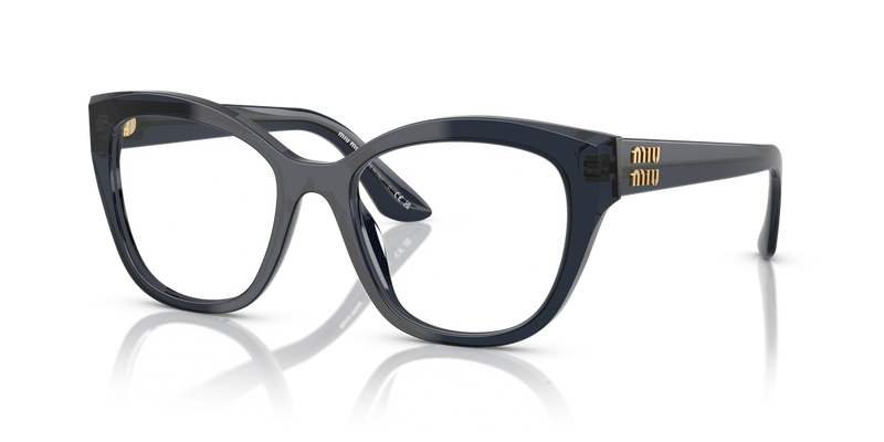 Miu Miu MU 05XV in Blue Transparent - Front View