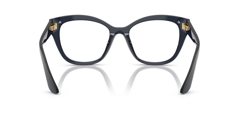 Miu Miu MU 05XV in Blue Transparent - Temple Detail