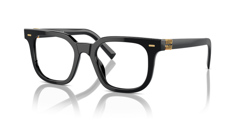 Miu Miu MU 06XVF in Black - Front View