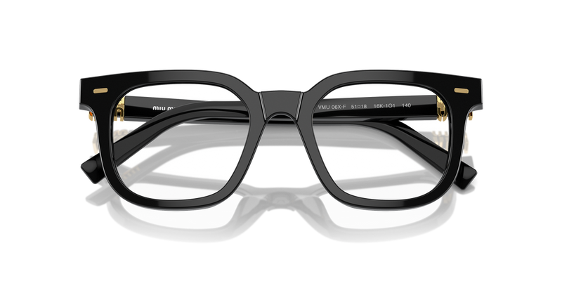 Miu Miu MU 06XVF in Black - Side View