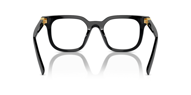 Miu Miu MU 06XVF in Black - Temple Detail